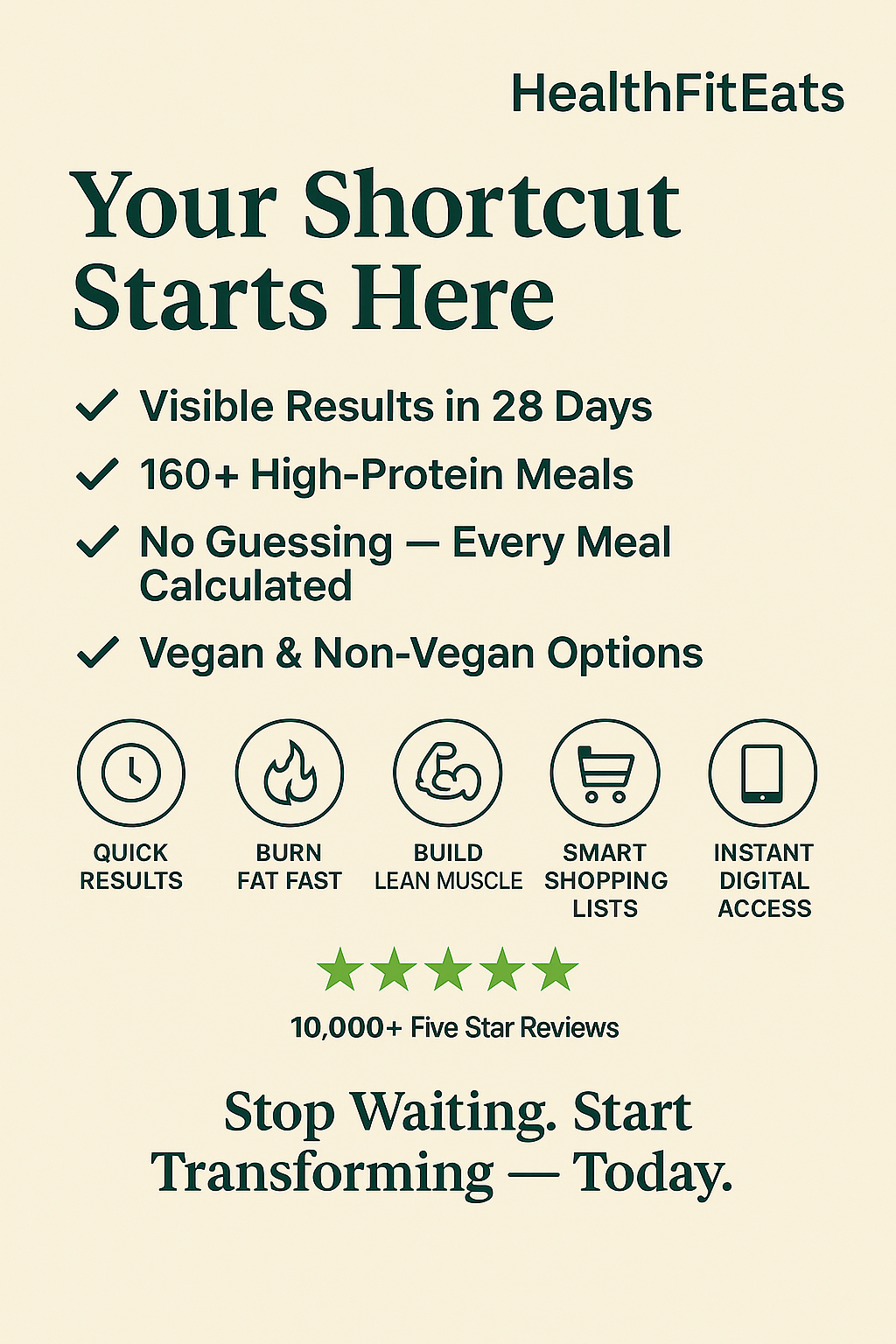 Total Body Transformation in Just 28 Days – The Proven High-Protein System