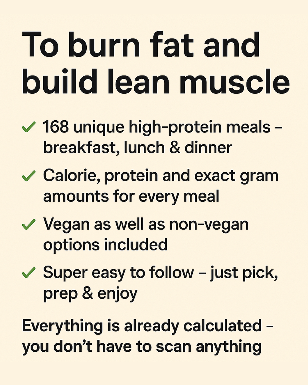 28-Tage High-Protein Ernährungsplan (Vegan & Nicht-Vegan)