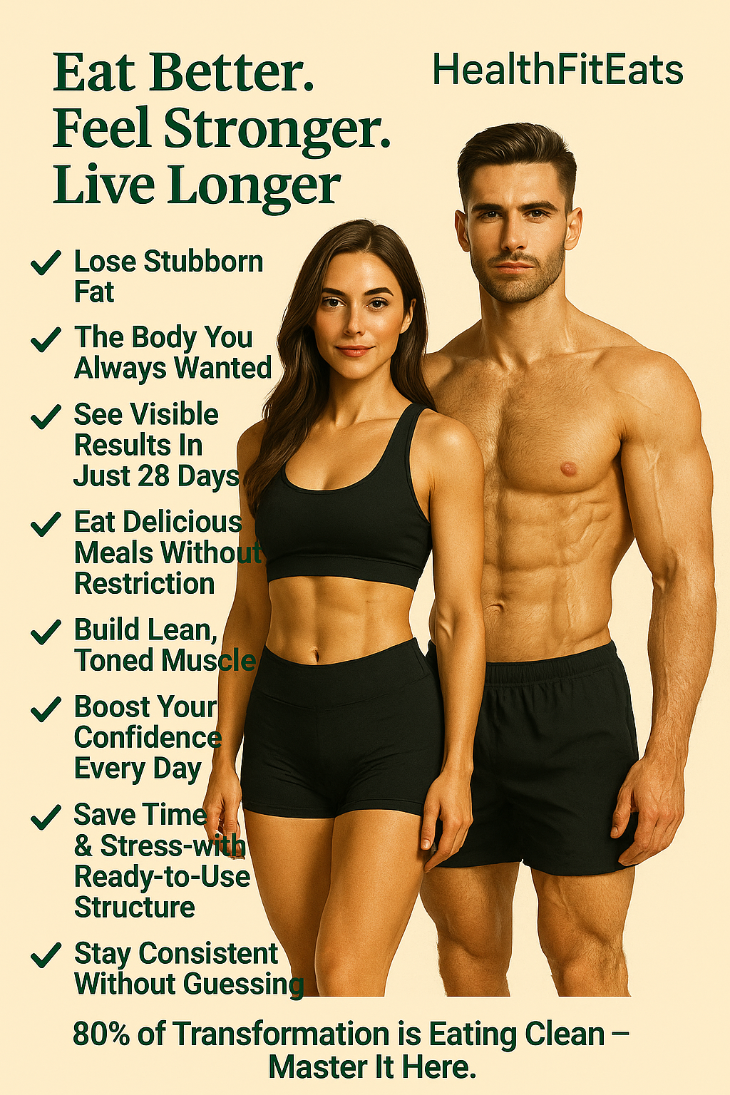 Total Body Transformation In Less Than 30 Days – The Proven High-Protein System (The 80% Formula)