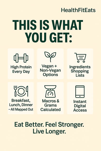 Total Body Transformation in Just 28 Days – The Proven High-Protein System (The 80% Formula)